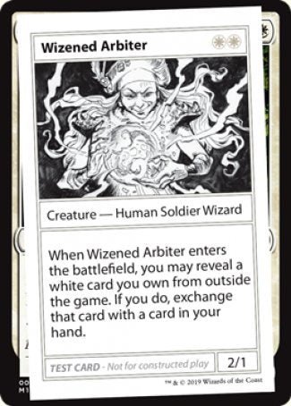Wizened Arbiter (2021 Edition) [Mystery Booster Playtest Cards] | Boutique FDB TCG