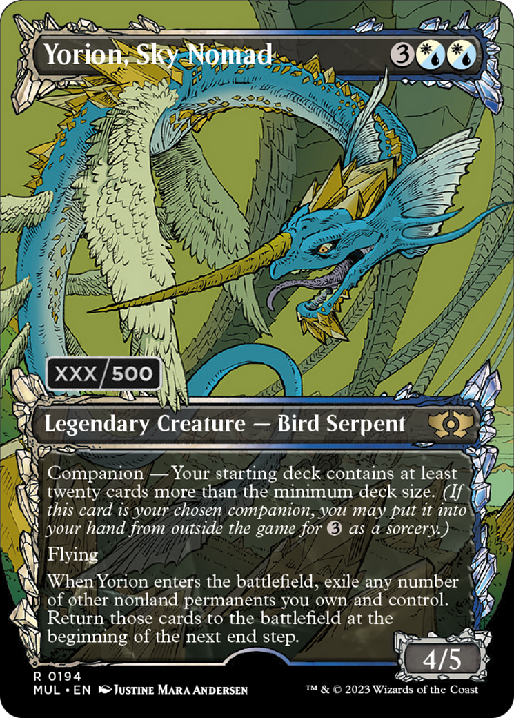 Yorion, Sky Nomad (Serialized) [Multiverse Legends] | Boutique FDB TCG