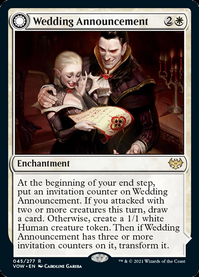 Wedding Announcement // Wedding Festivity [Innistrad: Crimson Vow] | Boutique FDB TCG