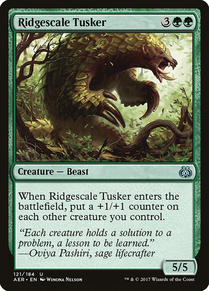 Ridgescale Tusker [Aether Revolt] | Boutique FDB TCG
