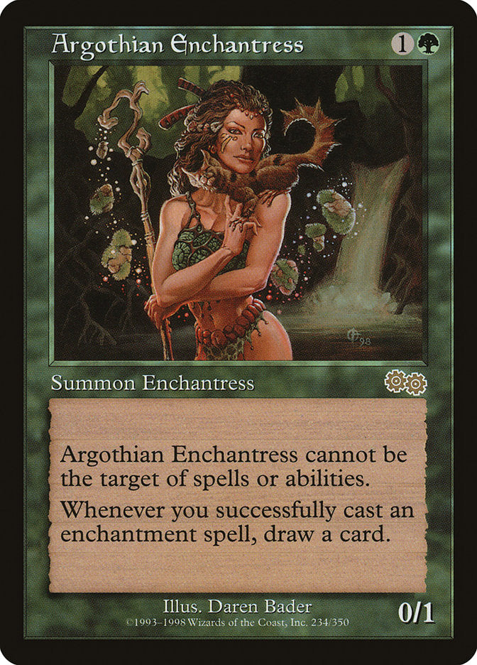 Argothian Enchantress [Urza's Saga] | Boutique FDB TCG