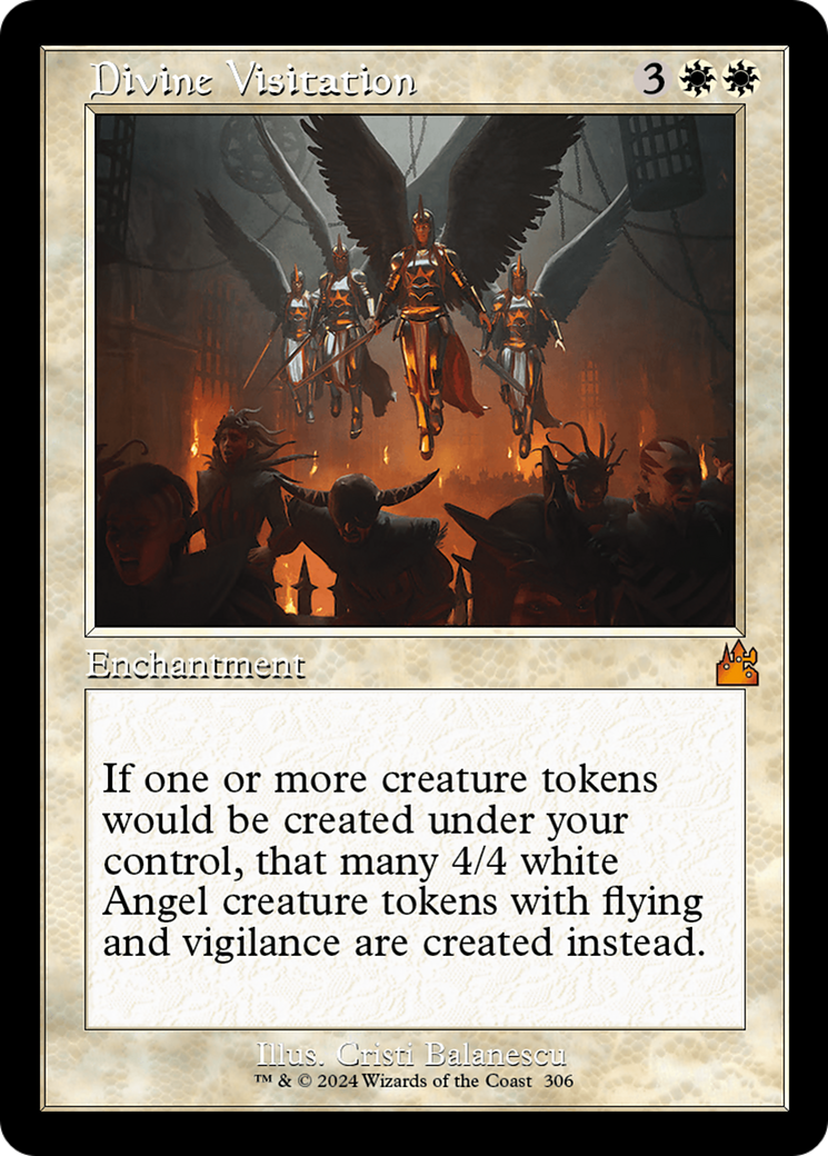 Divine Visitation (Retro Frame) [Ravnica Remastered] | Boutique FDB TCG