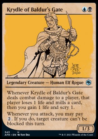 Krydle of Baldur's Gate (Showcase) [Dungeons & Dragons: Adventures in the Forgotten Realms] | Boutique FDB TCG