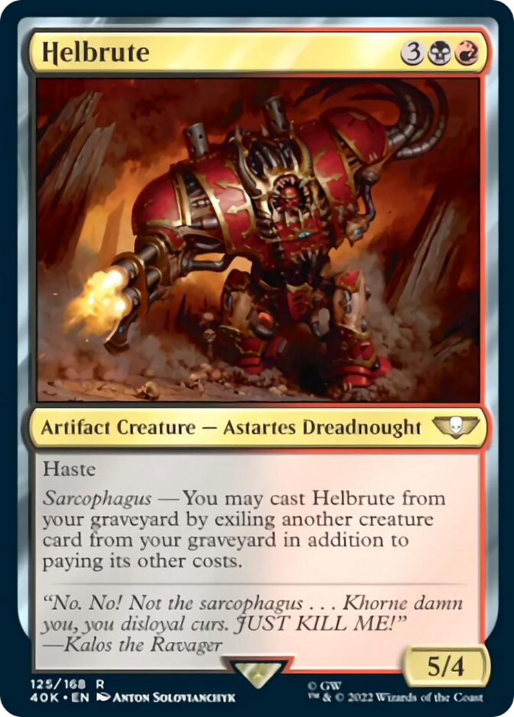 Helbrute (Surge Foil) [Warhammer 40,000] | Boutique FDB TCG