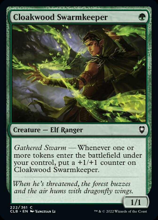 Cloakwood Swarmkeeper [Commander Legends: Battle for Baldur's Gate] | Boutique FDB TCG