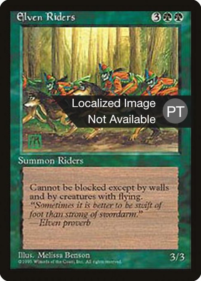 Elven Riders [Fourth Edition (Foreign Black Border)] | Boutique FDB TCG