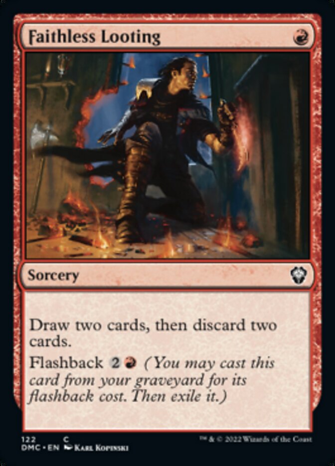 Faithless Looting [Dominaria United Commander] | Boutique FDB TCG