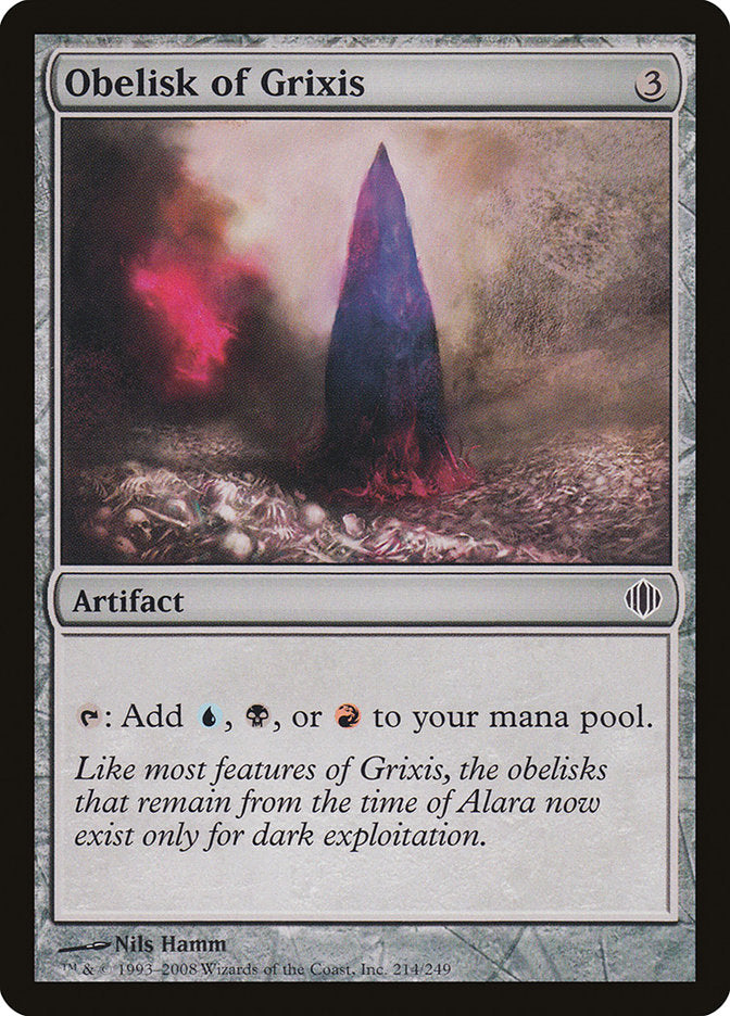 Obelisk of Grixis [Shards of Alara] | Boutique FDB TCG