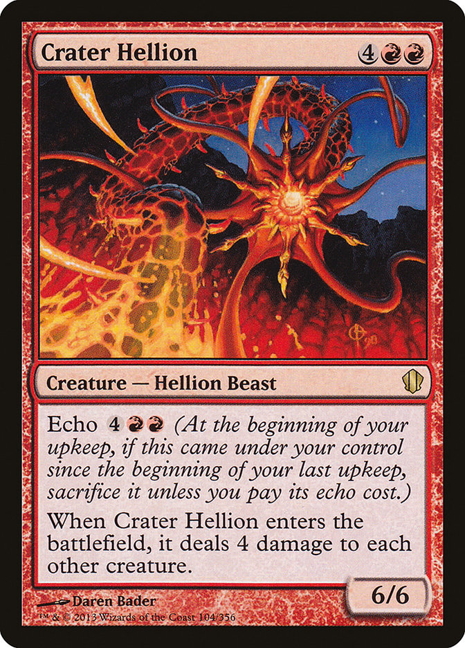 Crater Hellion [Commander 2013] | Boutique FDB TCG