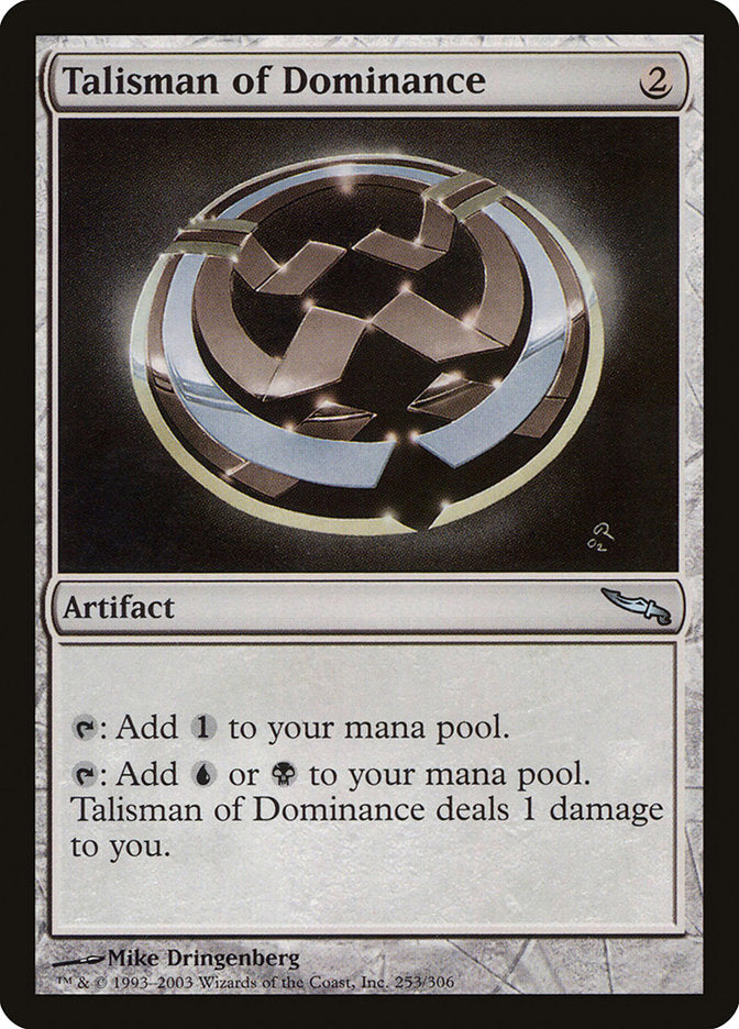 Talisman of Dominance [Mirrodin] | Boutique FDB TCG