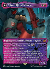 Slicer, Hired Muscle // Slicer, High-Speed Antagonist (Shattered Glass) [Transformers] | Boutique FDB TCG