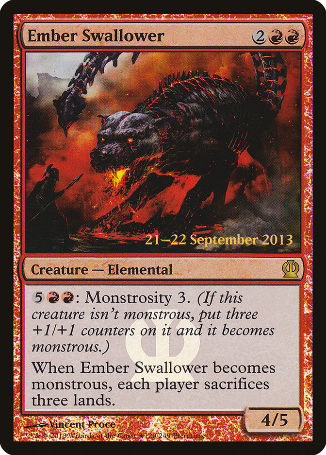 Ember Swallower [Theros Prerelease Promos] | Boutique FDB TCG