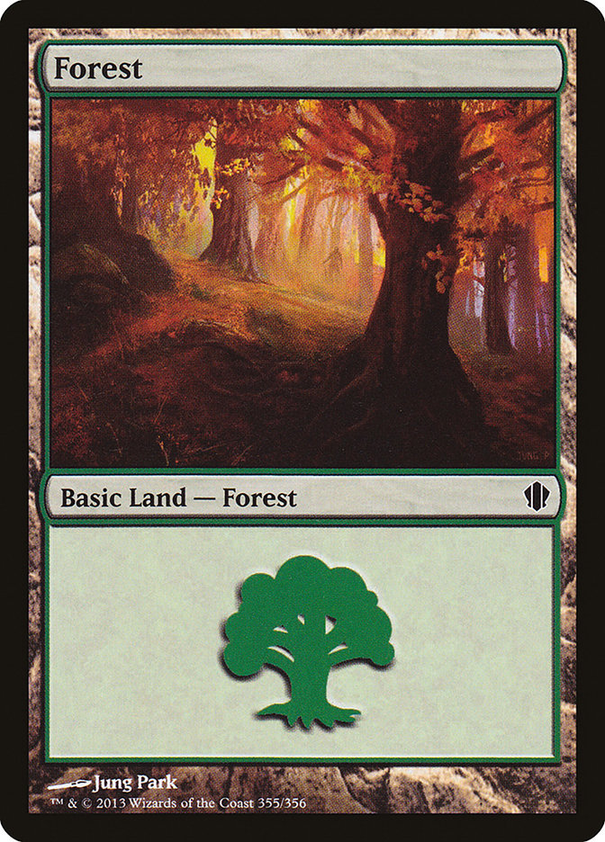 Forest (355) [Commander 2013] | Boutique FDB TCG