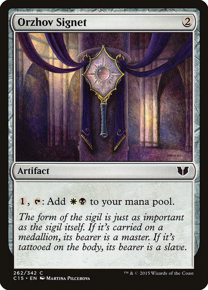 Orzhov Signet [Commander 2015] | Boutique FDB TCG