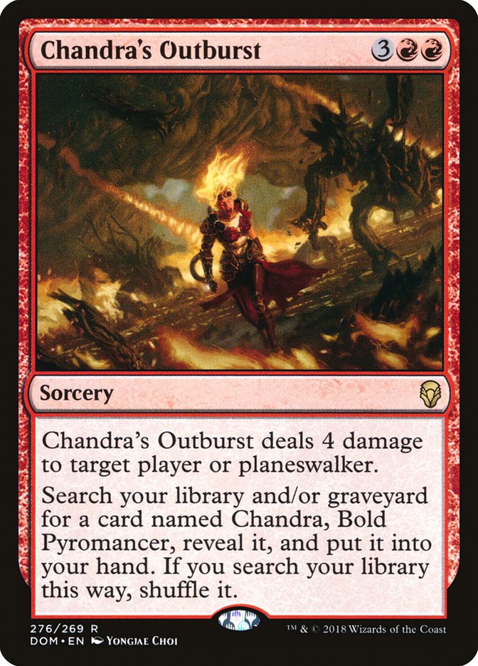 Chandra's Outburst [Dominaria] | Boutique FDB TCG