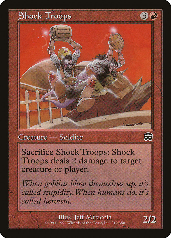 Shock Troops [Mercadian Masques] | Boutique FDB TCG