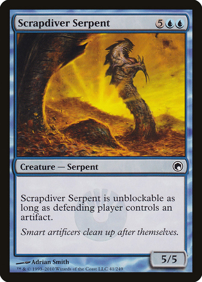 Scrapdiver Serpent [Scars of Mirrodin] | Boutique FDB TCG