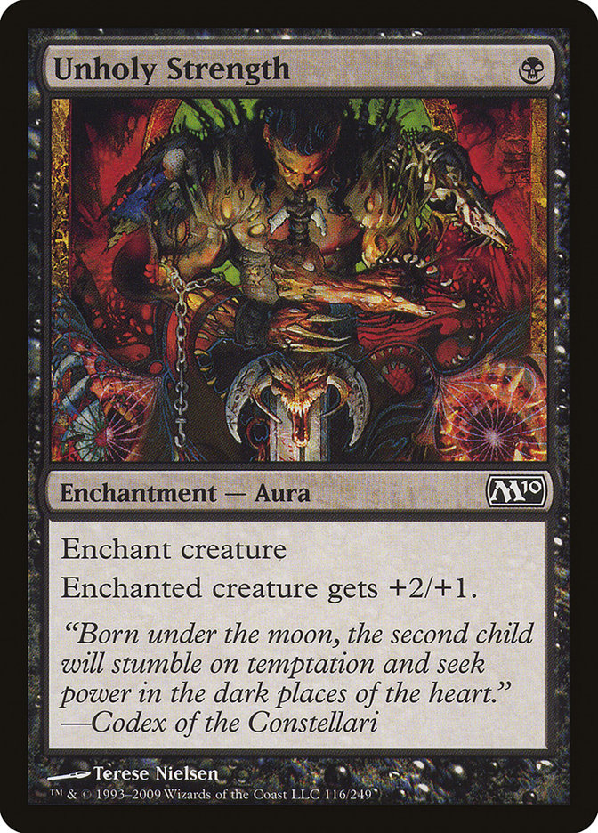 Unholy Strength [Magic 2010] | Boutique FDB TCG