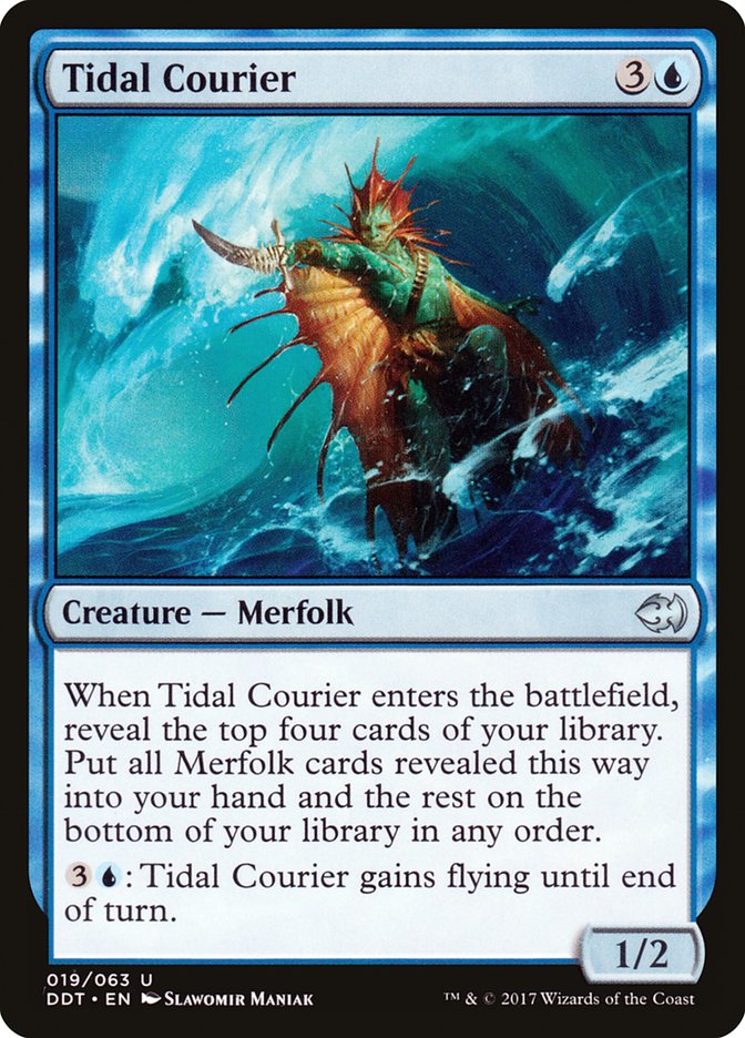 Tidal Courier [Duel Decks: Merfolk vs. Goblins] | Boutique FDB TCG