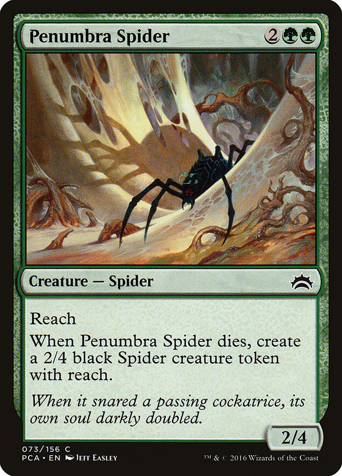 Penumbra Spider [Planechase Anthology] | Boutique FDB TCG