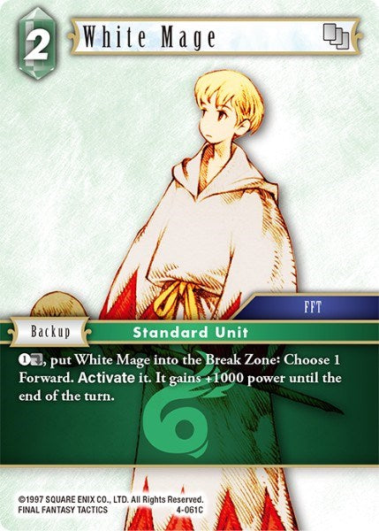 White Mage [Opus IV] | Boutique FDB TCG