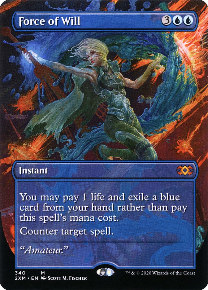 Force of Will (Toppers) [Double Masters] | Boutique FDB TCG