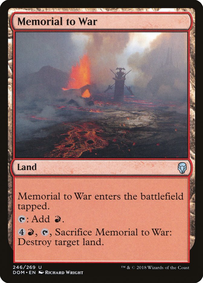 Memorial to War [Dominaria] | Boutique FDB TCG