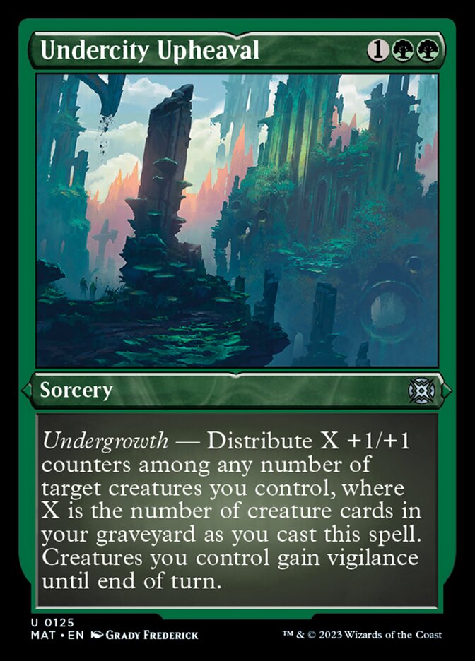 Undercity Upheaval (Foil Etched) [March of the Machine: The Aftermath] | Boutique FDB TCG