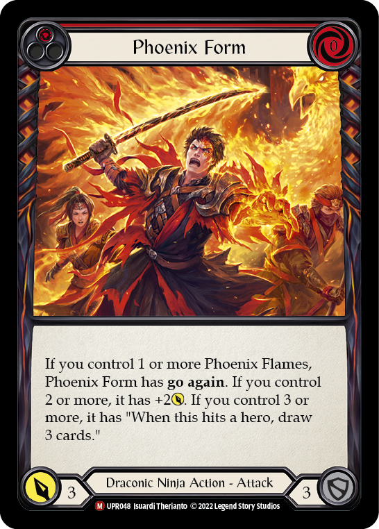 Phoenix Form [UPR048] (Uprising)  Rainbow Foil | Boutique FDB TCG