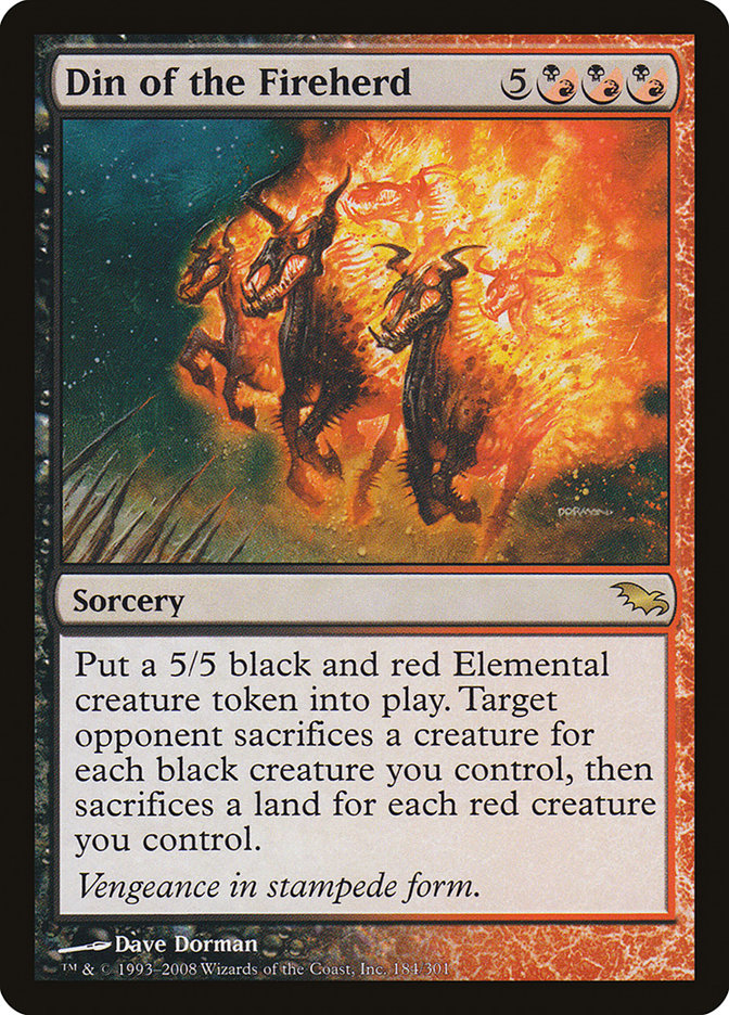 Din of the Fireherd [Shadowmoor] | Boutique FDB TCG