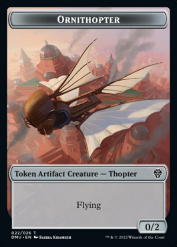 Ornithopter Token [Dominaria United Tokens] | Boutique FDB TCG