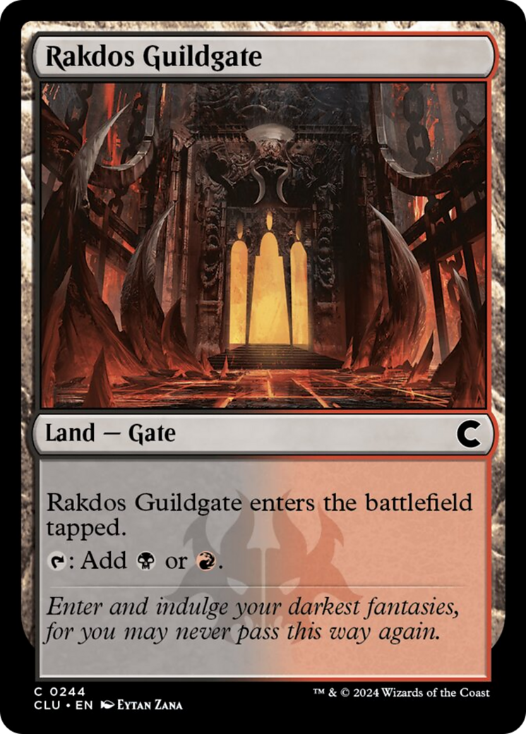 Rakdos Guildgate [Ravnica: Clue Edition] | Boutique FDB TCG