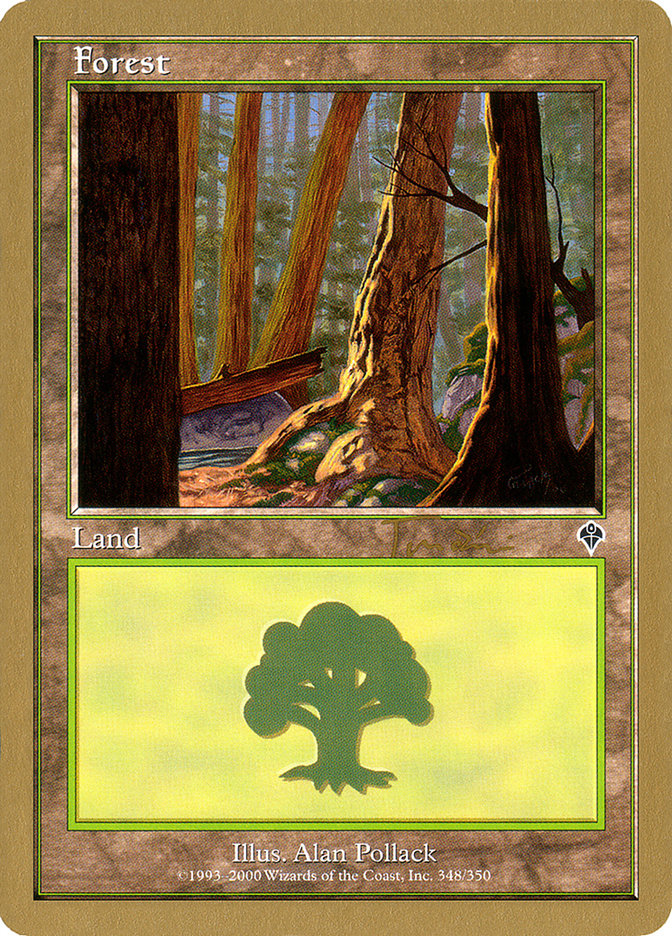 Forest (jt348a) (Jan Tomcani) [World Championship Decks 2001] | Boutique FDB TCG