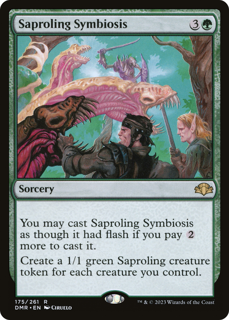 Saproling Symbiosis [Dominaria Remastered] | Boutique FDB TCG
