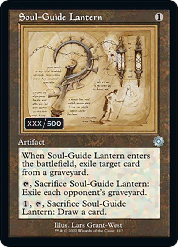 Soul-Guide Lantern (Retro Schematic) (Serialized) [The Brothers' War Retro Artifacts] | Boutique FDB TCG