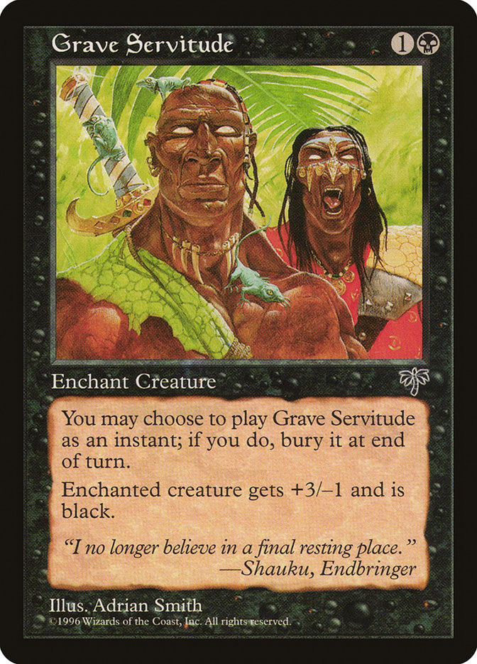 Grave Servitude [Mirage] | Boutique FDB TCG