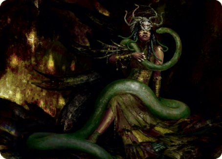 Saryth, the Viper's Fang Art Card [Innistrad: Midnight Hunt Art Series] | Boutique FDB TCG