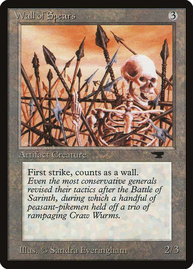 Wall of Spears [Antiquities] | Boutique FDB TCG