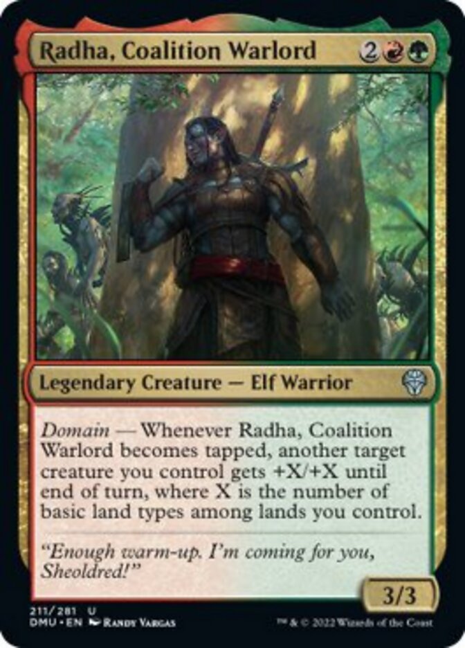 Radha, Coalition Warlord [Dominaria United] | Boutique FDB TCG