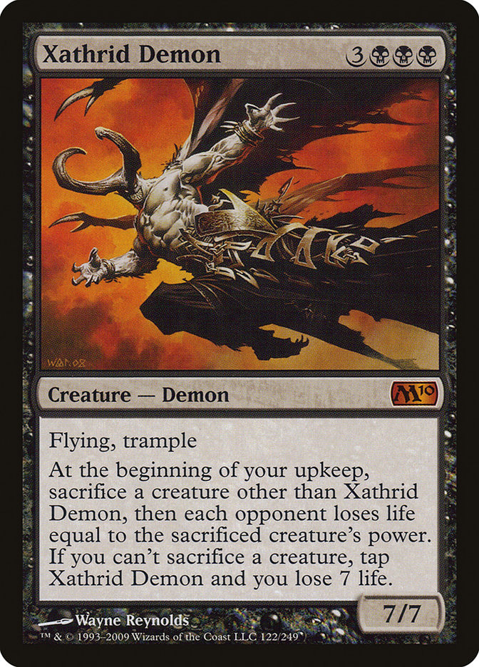 Xathrid Demon [Magic 2010] | Boutique FDB TCG
