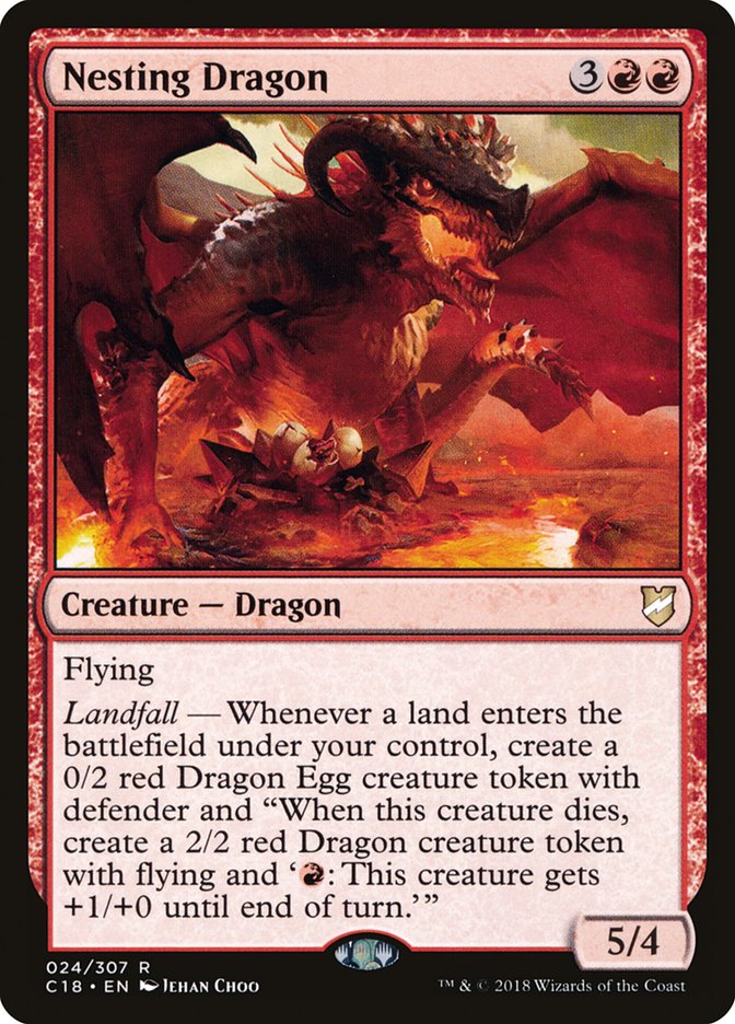 Nesting Dragon [Commander 2018] | Boutique FDB TCG