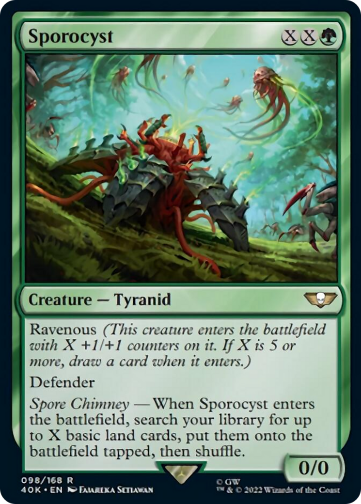 Sporocyst (Surge Foil) [Warhammer 40,000] | Boutique FDB TCG