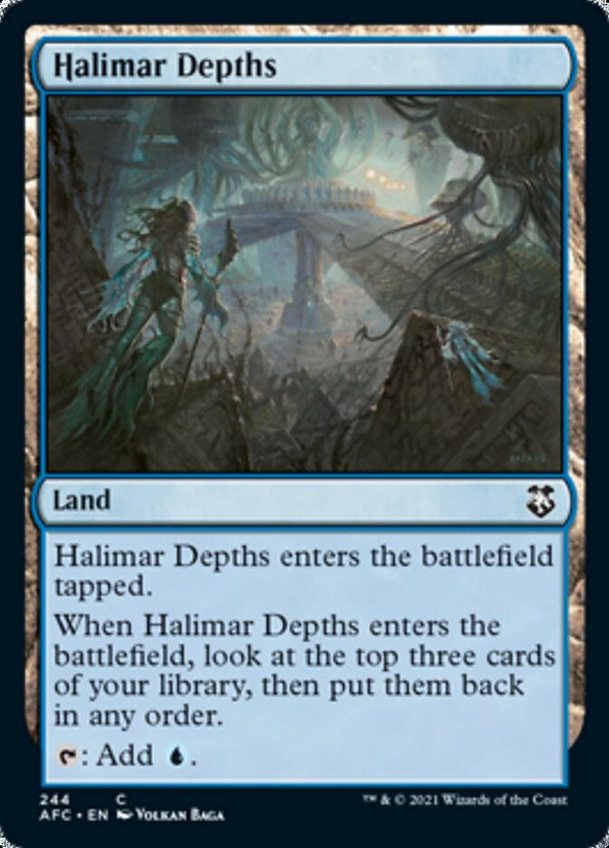 Halimar Depths [Dungeons & Dragons: Adventures in the Forgotten Realms Commander] | Boutique FDB TCG