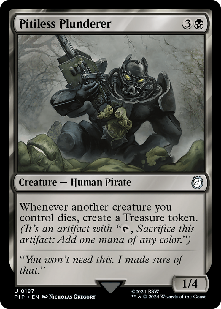 Pitiless Plunderer [Fallout] | Boutique FDB TCG