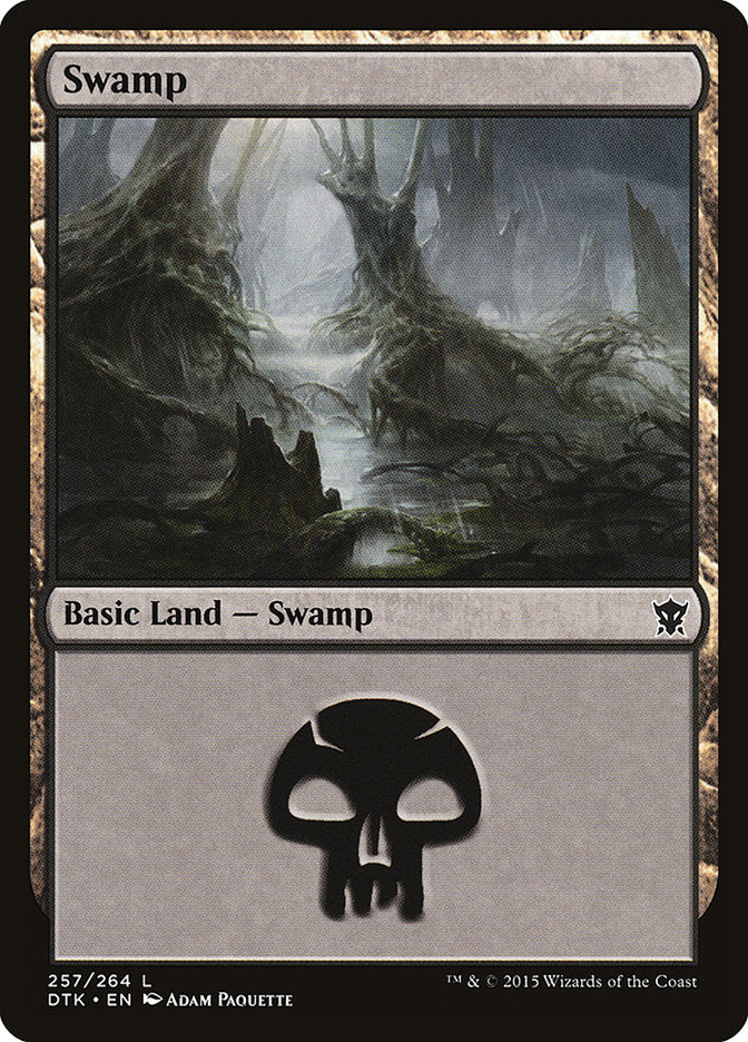 Swamp (257) [Dragons of Tarkir] | Boutique FDB TCG