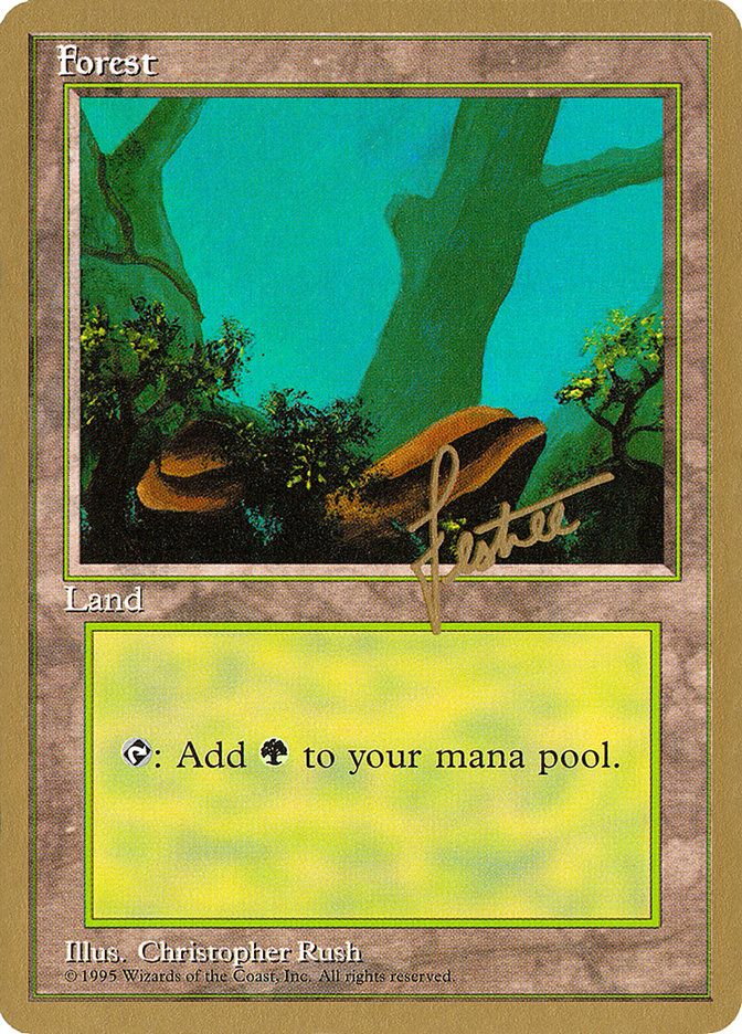 Forest (bl378) (Bertrand Lestree) [Pro Tour Collector Set] | Boutique FDB TCG