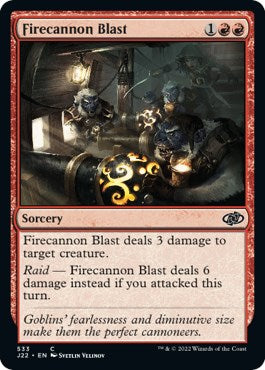 Firecannon Blast [Jumpstart 2022] | Boutique FDB TCG