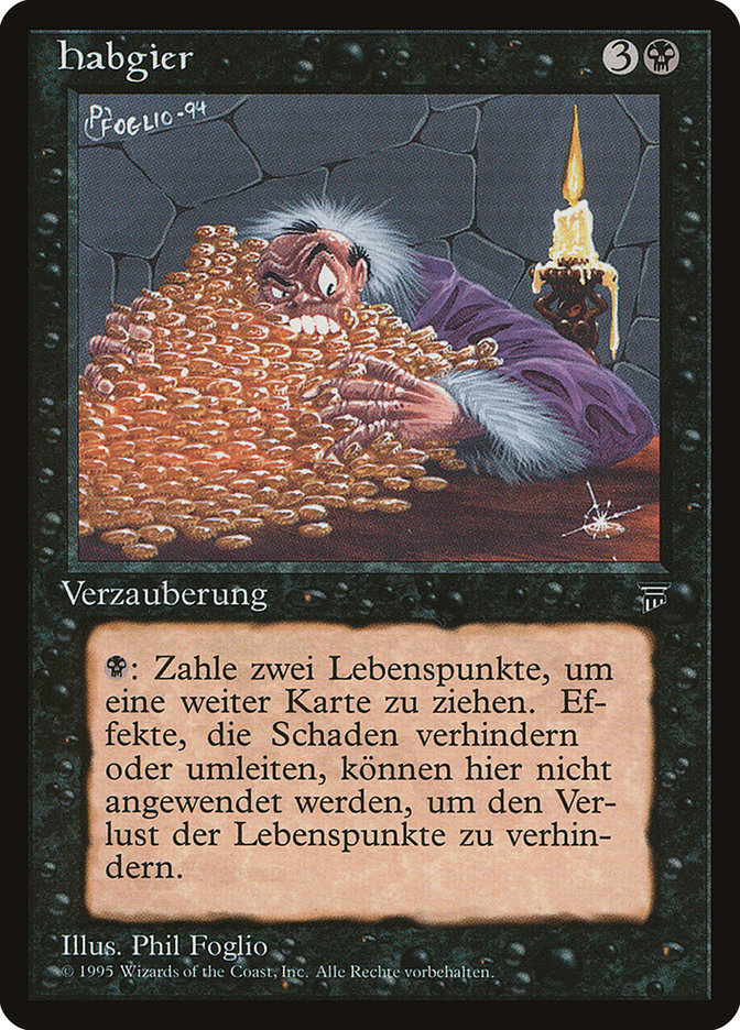 Greed (German) - "Habgier" [Renaissance] | Boutique FDB TCG