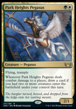 Park Heights Pegasus (Promo Pack) [Streets of New Capenna Promos] | Boutique FDB TCG