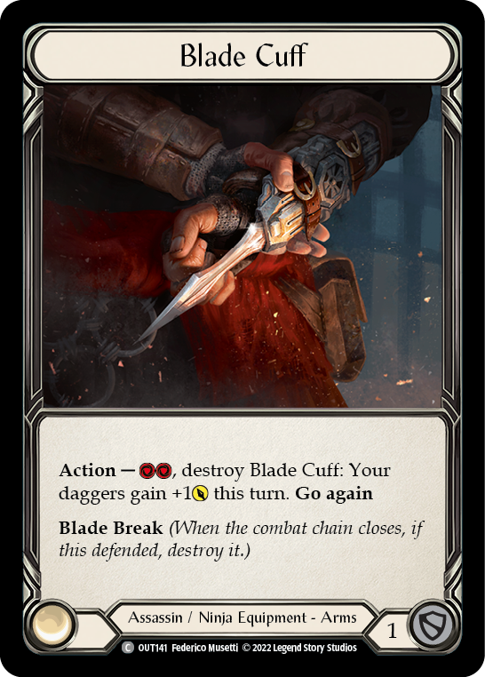 Blade Cuff [OUT141] (Outsiders)  Cold Foil | Boutique FDB TCG